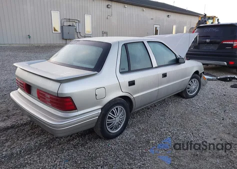 1993 Plymouth Sundance из США, поврежденный, VIN 1P3XP28K6PN513147